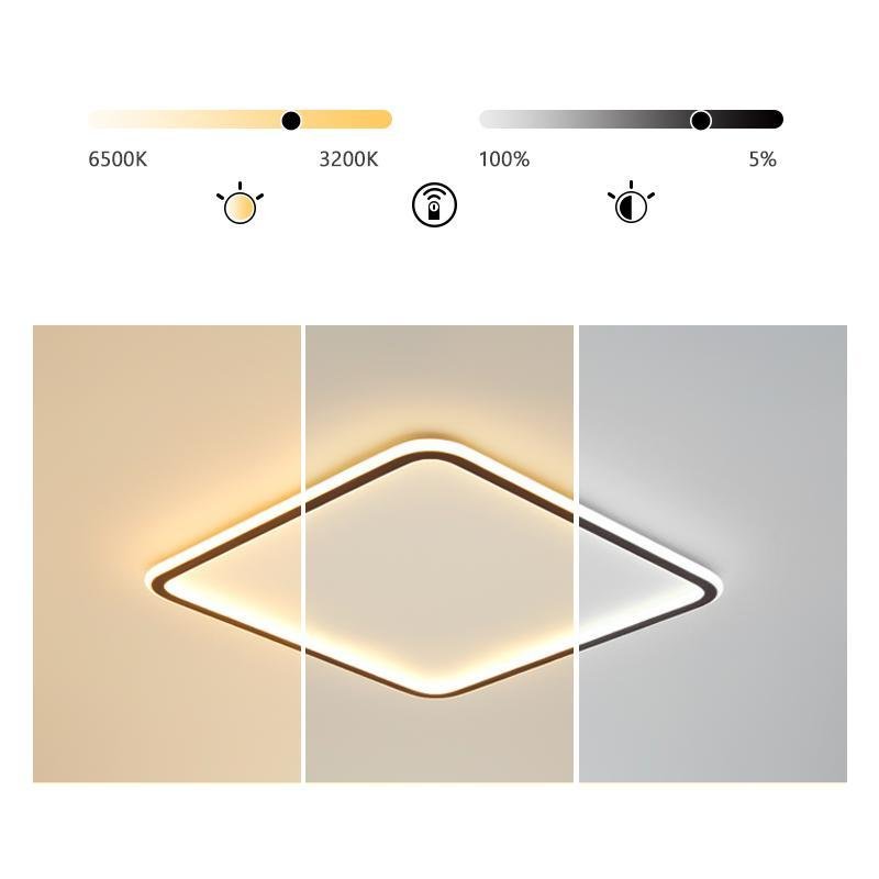 Premium LED Square Recessed Ceiling Lights for Industrial Spaces