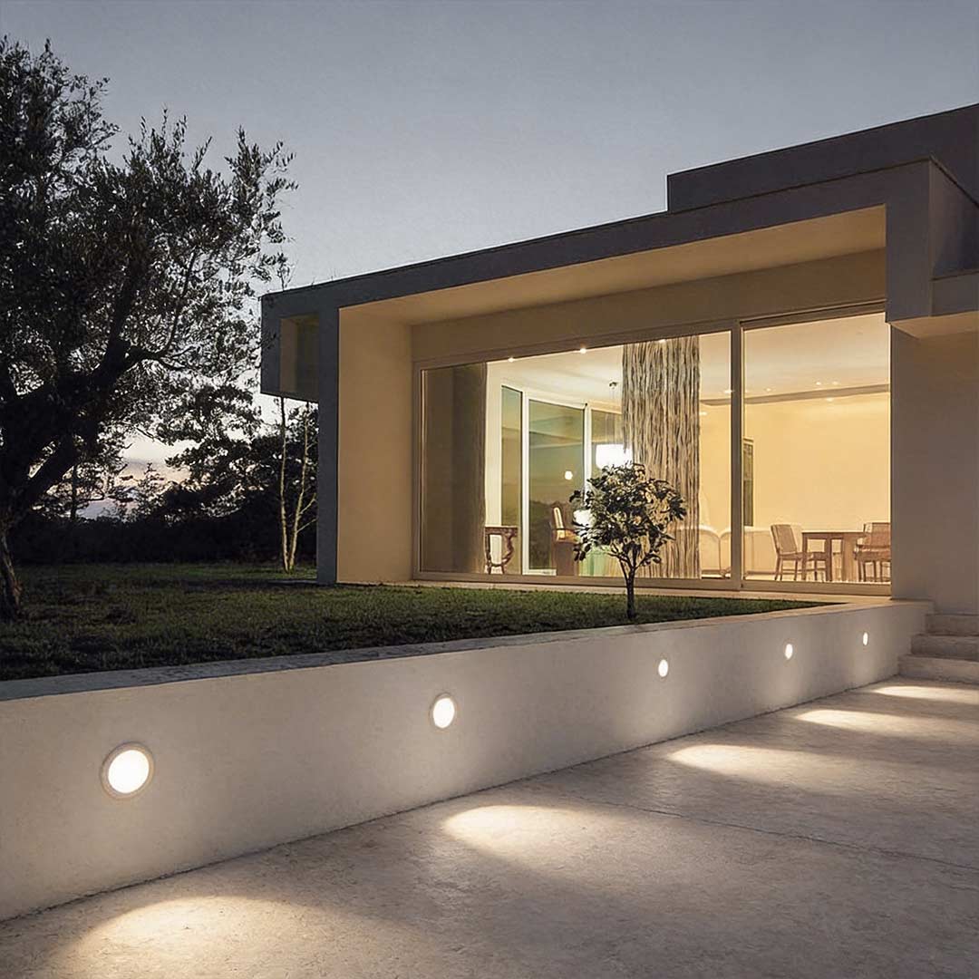Premium White Stainless Steel LED Outdoor Ground Lights
