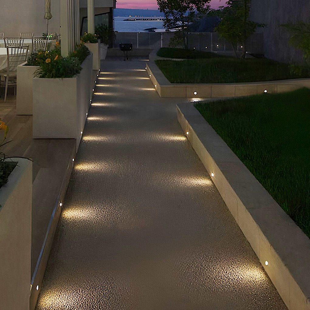 Premium White Stainless Steel LED Outdoor Ground Lights