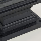 Modern Black Solar LED Pillar Landscape Light
