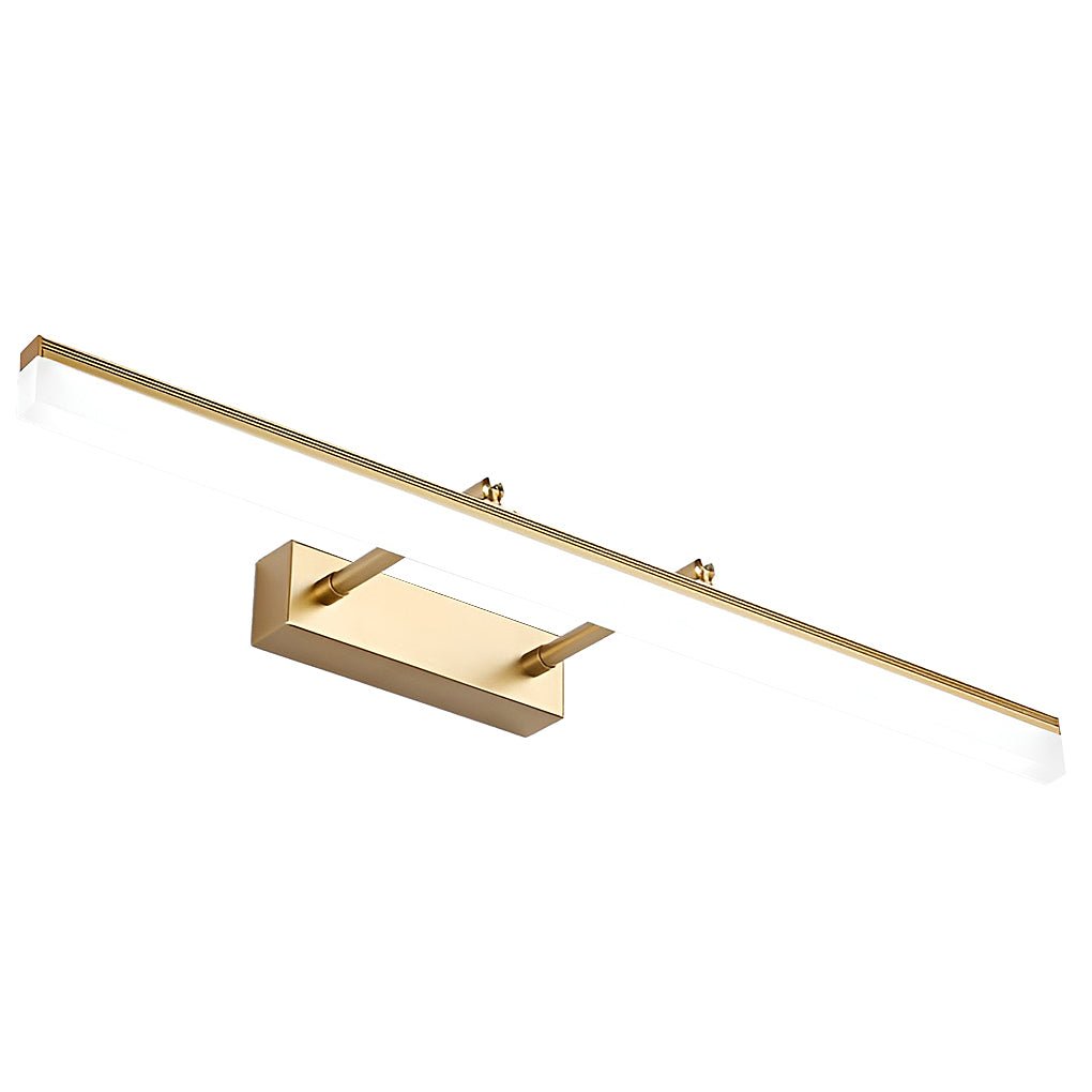 Modern Gold Extendable Bathroom Vanity Light