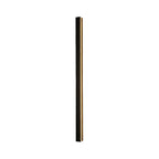Modern LED Linear Wall Light - Long Black Outdoor Fixture