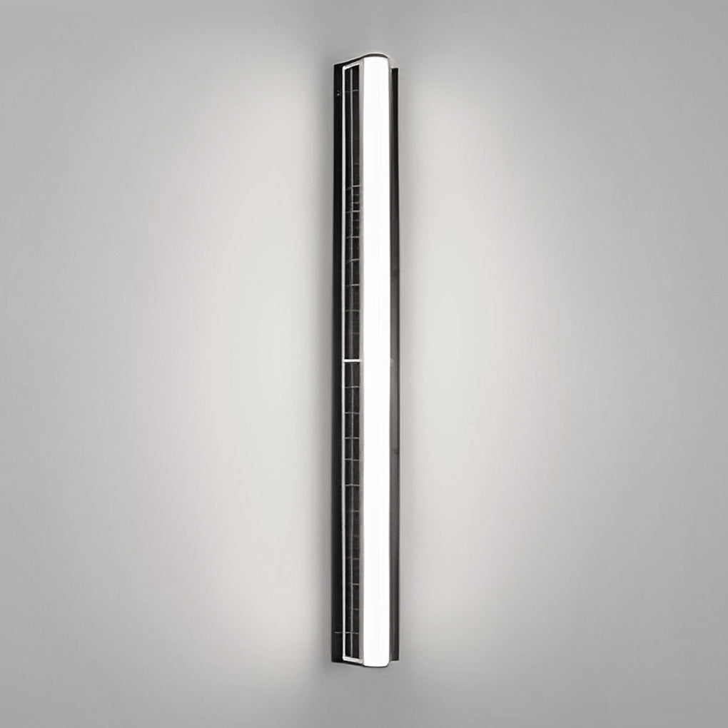 Premium Waterproof LED Solar Wall Light - Outdoor Linear Design