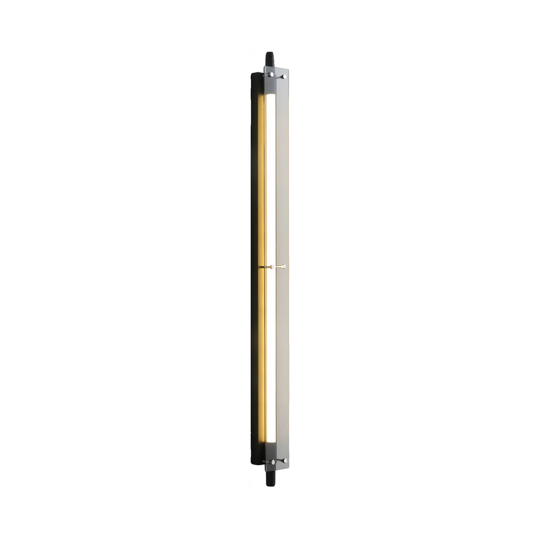 Black LED Wall Strip Lights for Hallways - Up-Down Linear Design
