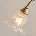 Premium Lily Table Lamp with Dual Lights and Leaf Accents