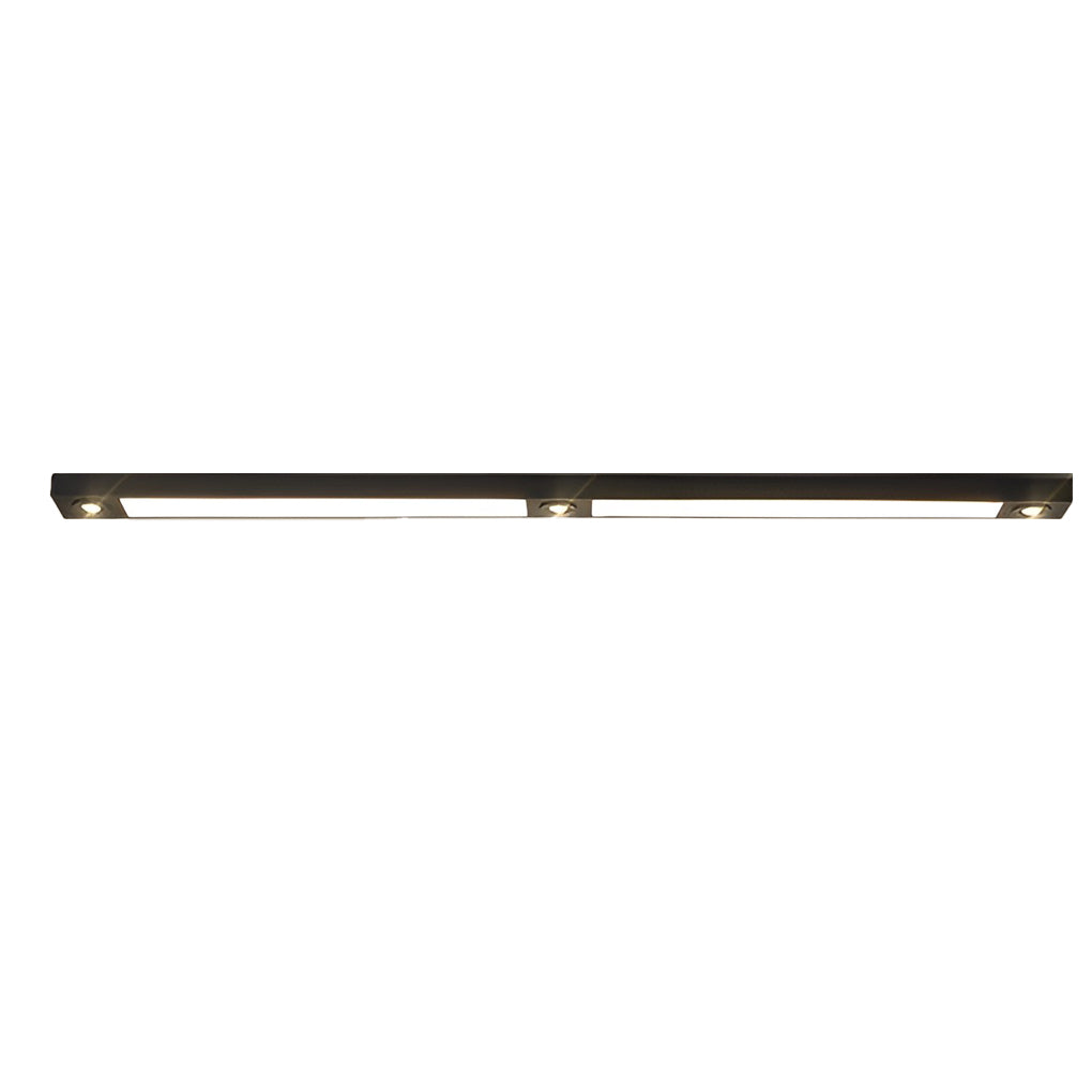 Modern Black Linear Iron Ceiling Pendant Light