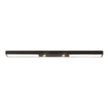 Modern Black Linear Iron Ceiling Pendant Light