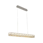 Italian Luxury Crystal Chrome Chandelier Ceiling Light
