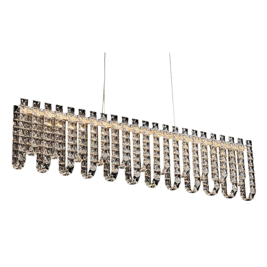 Modern Minimalist Crystal Chandelier - Luxury Ceiling Light