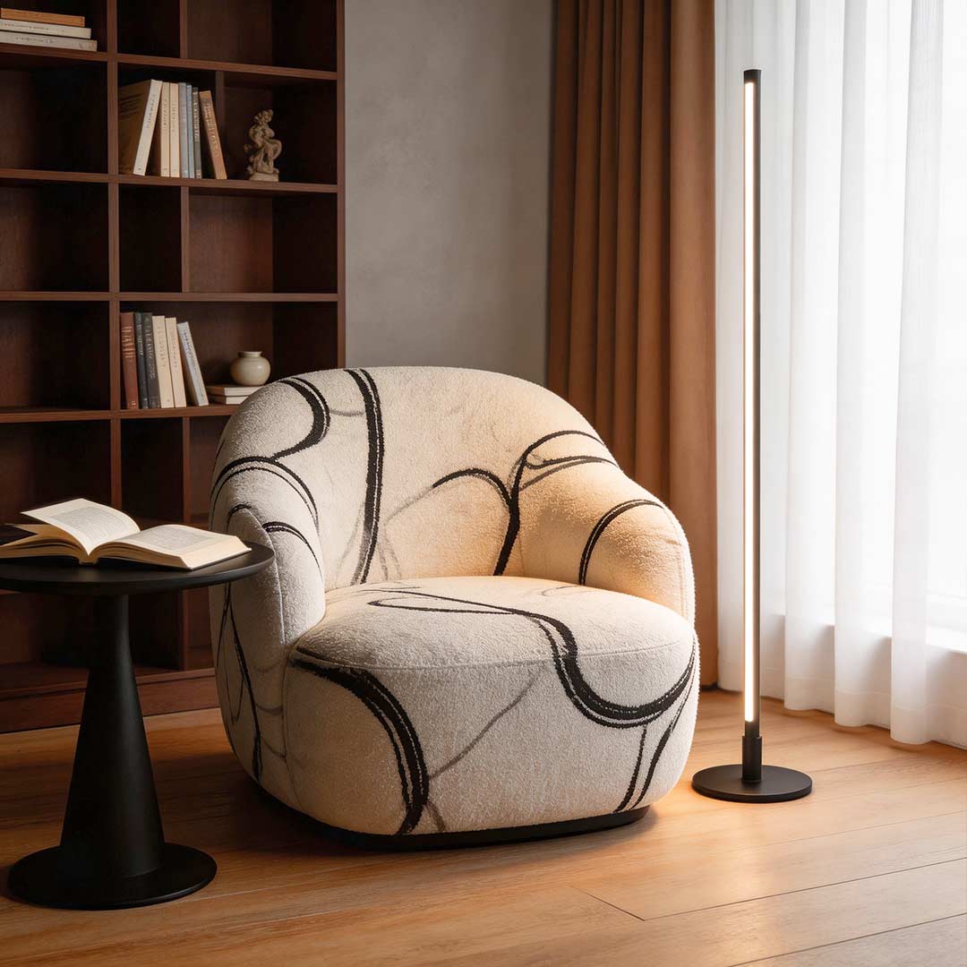 Modern Minimalist LED Linear Floor Lamp - Ambient Lighting