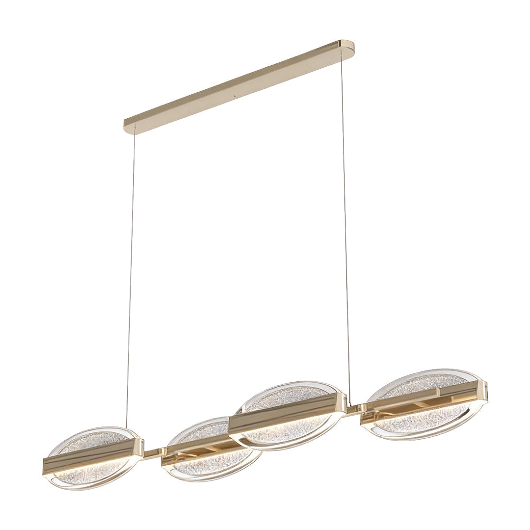 Gold Minimalist Acrylic Chandelier Ceiling Light