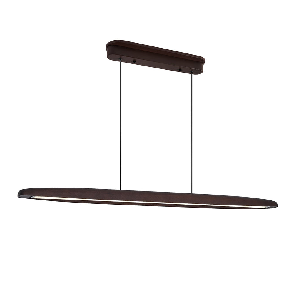 Minimalist Linear LED Pendant Light - Iron Ceiling Fixture