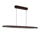 Minimalist Linear LED Pendant Light - Iron Ceiling Fixture