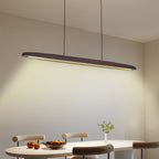 Minimalist Linear LED Pendant Light - Iron Ceiling Fixture