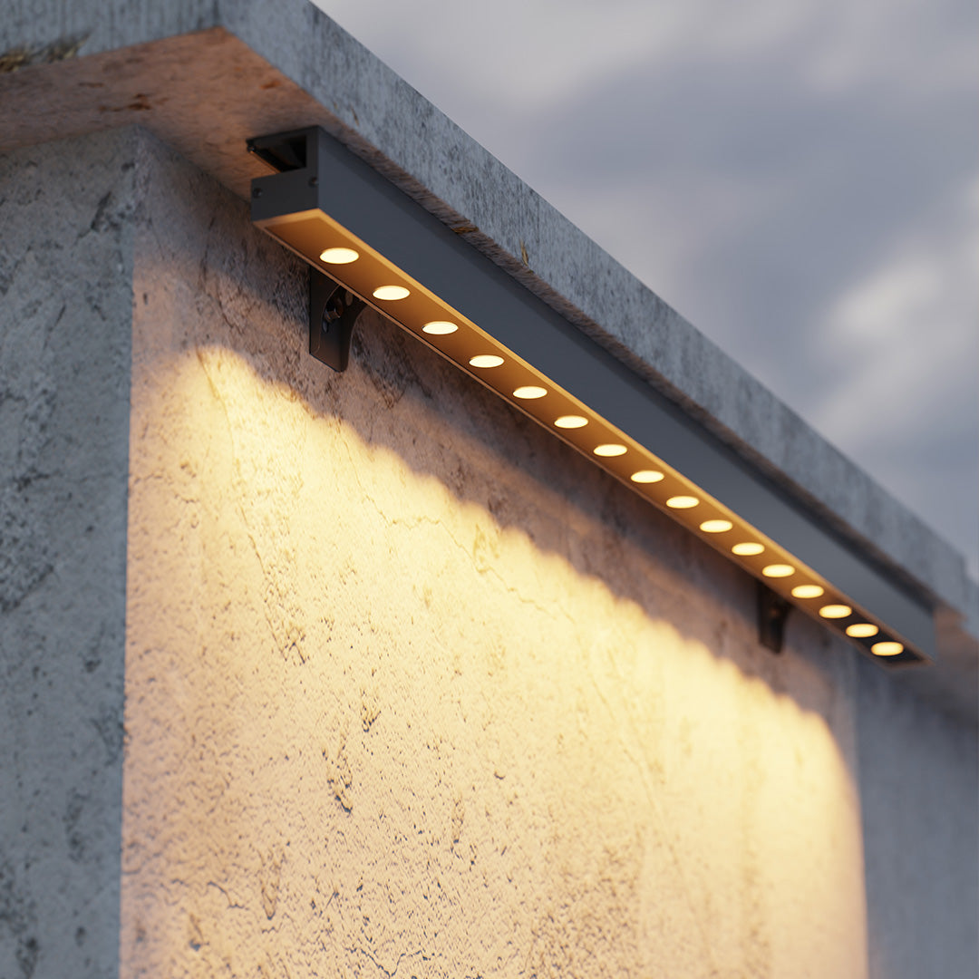 Premium Outdoor Aluminum Upward Linear LED Wall Washer Light
