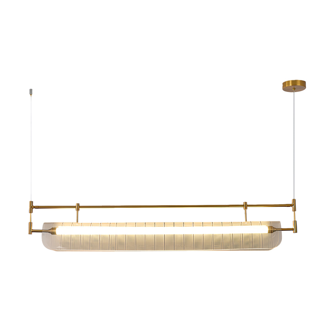 Nordic Minimalist Linear Pendant Ceiling Light - Long Strip Design