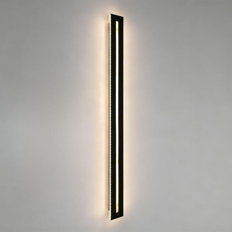 Modern Black Linear LED Wall Sconce - Premium Iron Design