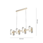 Modern Metal Minimalist Chandelier Ceiling Light
