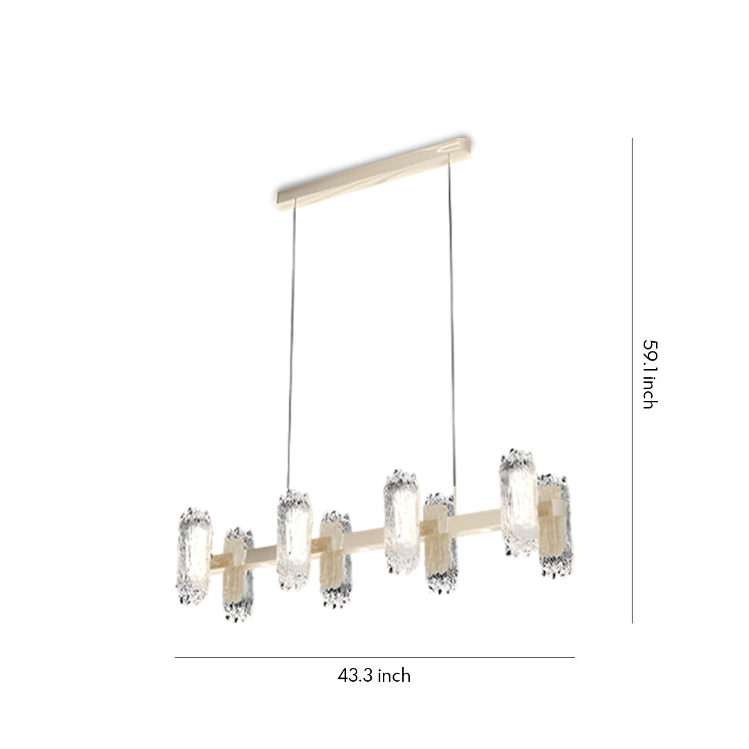 Modern Metal Minimalist Chandelier Ceiling Light