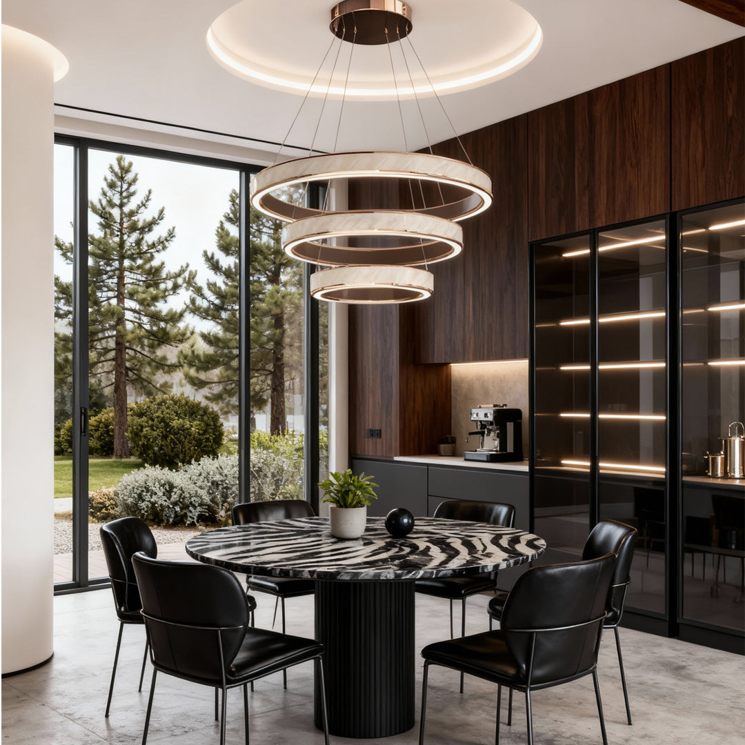 Modern Italian Round Chandelier - Luxury Ceiling Light