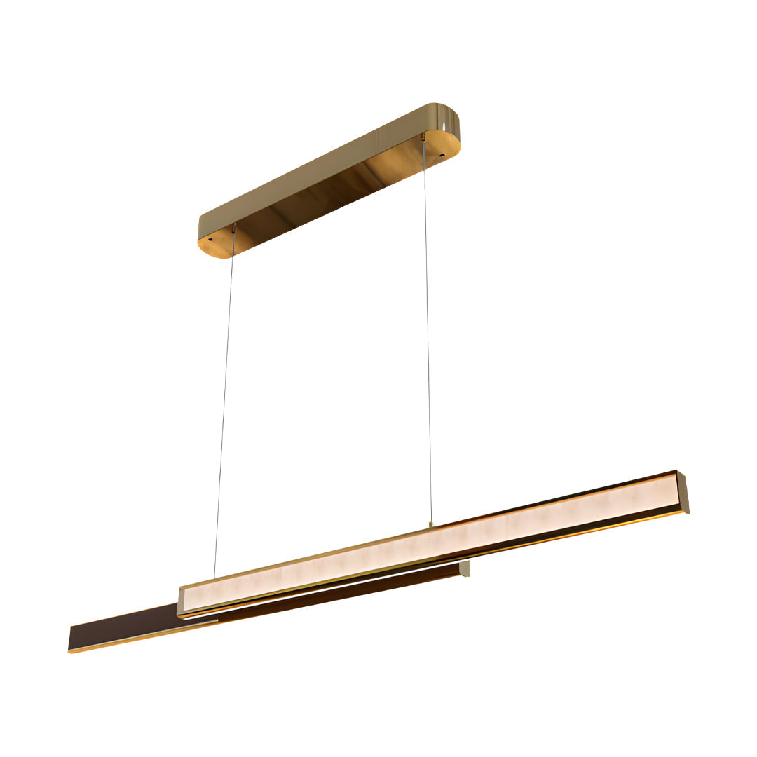 Modern Minimalist Linear Suspension Light - Eye-Care Design