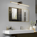 Dual-Color Linear Metal Vanity Light for Bathroom