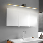 Dual-Color Linear Metal Vanity Light for Bathroom