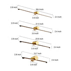 Dual-Color Linear Metal Vanity Light for Bathroom
