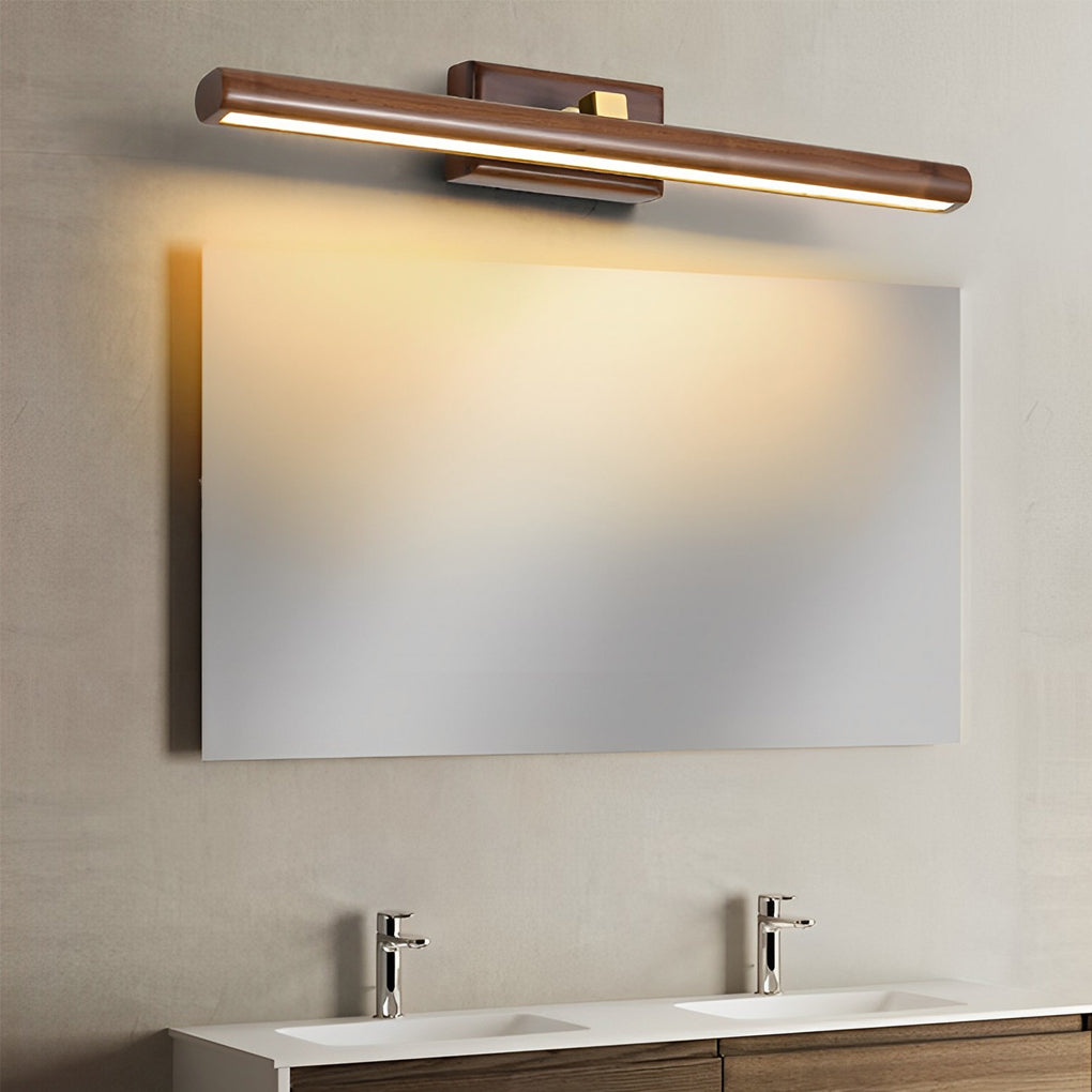 Premium Japanese Rotatable LED Wood Bathroom Vanity Light
