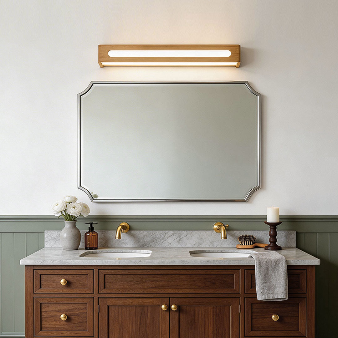 Premium Rectangular Waterproof LED Nordic Wall Sconce with Mirror