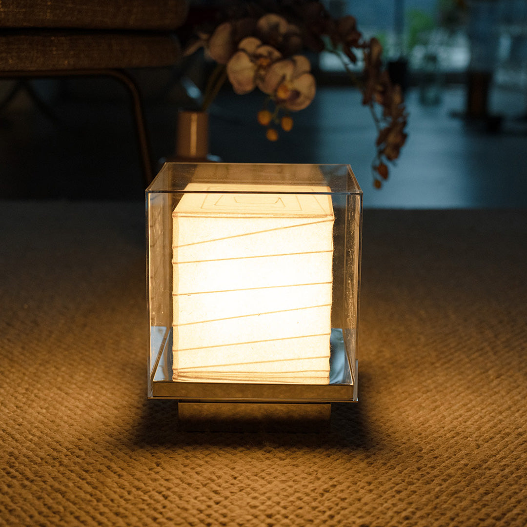 Premium Japanese Wabi-Sabi Paper Table Lamp - Ambient Lighting