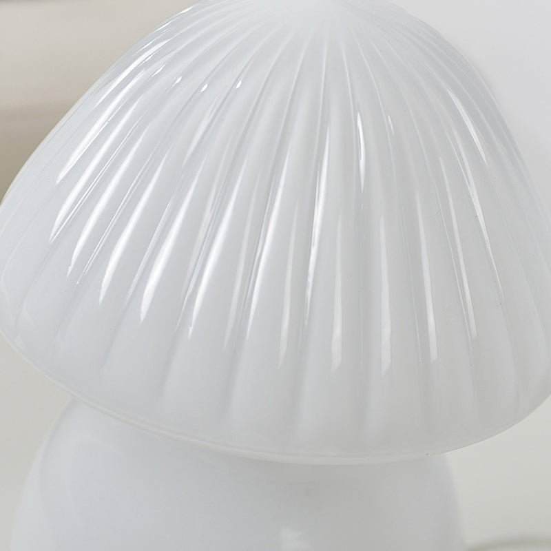 Elegant Glass LED Mushroom Night Light