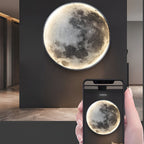 Modern Round LED Full Moon Wall Lamp