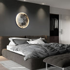 Modern Round LED Full Moon Wall Lamp