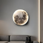 Modern Round LED Full Moon Wall Lamp