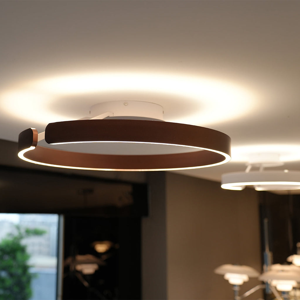 Minimalist Halo Flush Mount Ceiling Light