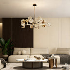 Modern Crystal Cube Ceiling Chandelier