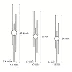 Minimalist LED Linear Wall Sconce - Modern Integrated Lighting