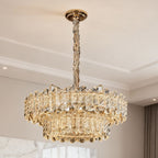 Luxury Nordic Crystal Chandelier - Carbon Steel Ceiling Light