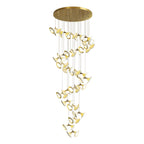 Luxury Tulip Flower Ceramic Chandelier - Elegant Ceiling Light