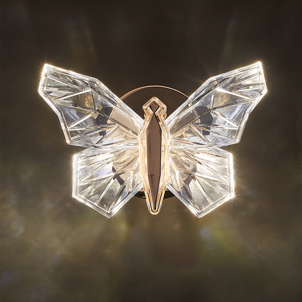 Elegant Butterfly Wall Sconce - Decorative Lighting Fixture