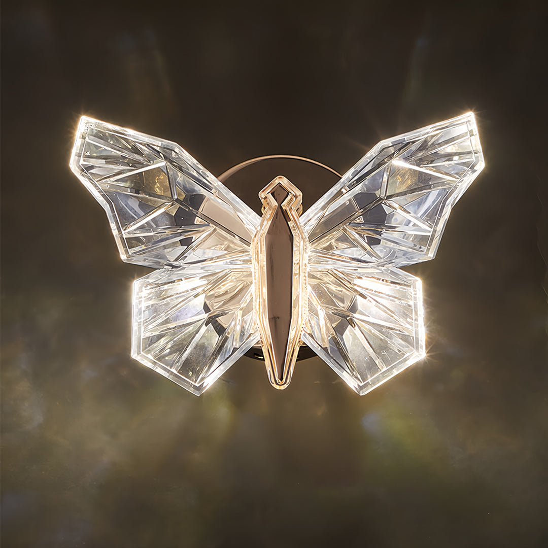 Elegant Butterfly Wall Sconce - Decorative Lighting Fixture