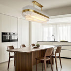 Luxury Copper Industrial Modern Chandelier Ceiling Light
