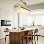 Luxury Copper Industrial Modern Chandelier Ceiling Light