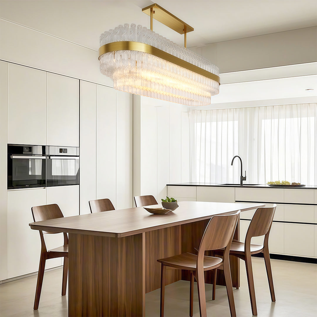 Luxury Copper Industrial Modern Chandelier Ceiling Light