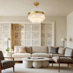 Luxury Copper Industrial Modern Chandelier Ceiling Light
