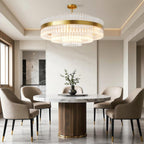 Luxury Copper Industrial Modern Chandelier Ceiling Light