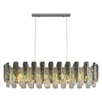 Modern Crystal Ceiling Light with Eye Protection