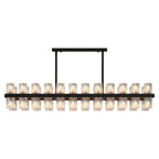 Premium Crystal Chandelier with Copper Ceiling Fixture