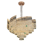 Luxury Crystal Pendant Chandelier - Carbon Steel Ceiling Light